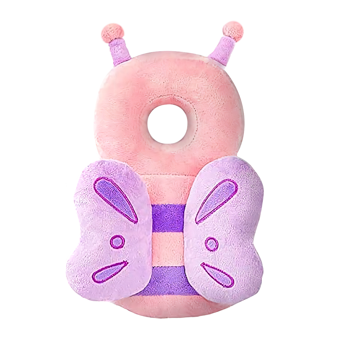 Adorable toddler baby head protection with butterfly design