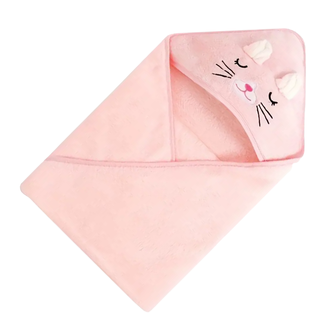 Cute Hooded Bath Towel – Soft, Absorbent & Cozy Bath Blanket