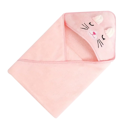 Cute Hooded Bath Towel – Soft, Absorbent & Cozy Bath Blanket