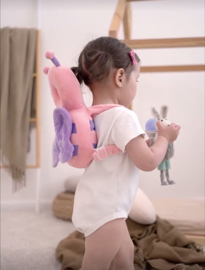 Toddler Baby Head Protector - Flutter Hug Backpack